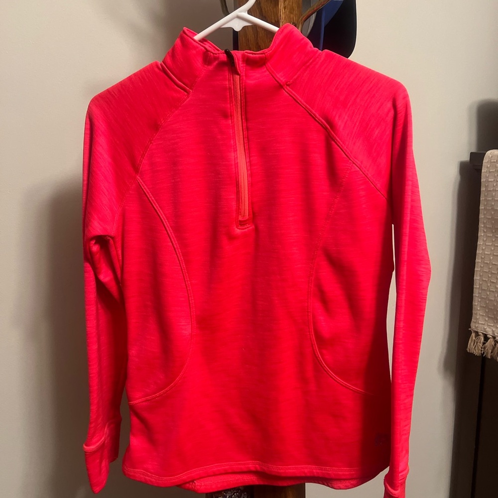 RBX Women's Bright Pink Quarter-Zip Sweatshirt